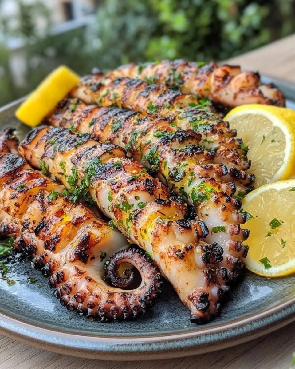 Greek-Style Grilled Octopus