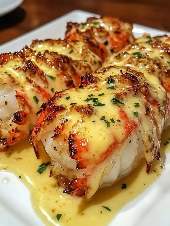 Creamy Garlic Butter Lobster Tails
