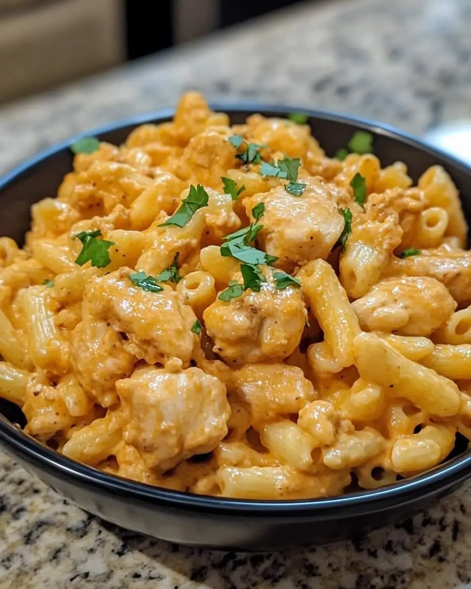 Creamy Chicken Pasta with a Spicy Twist