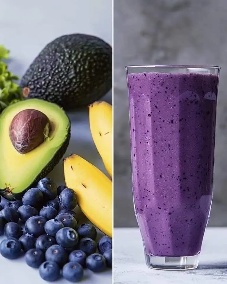 Avocado Blueberry Smoothie