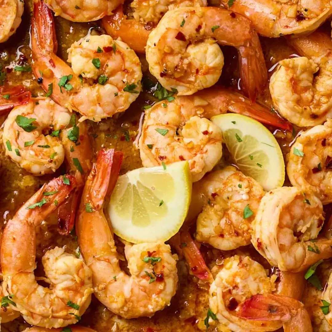 Spicy Lemon Garlic Shrimp