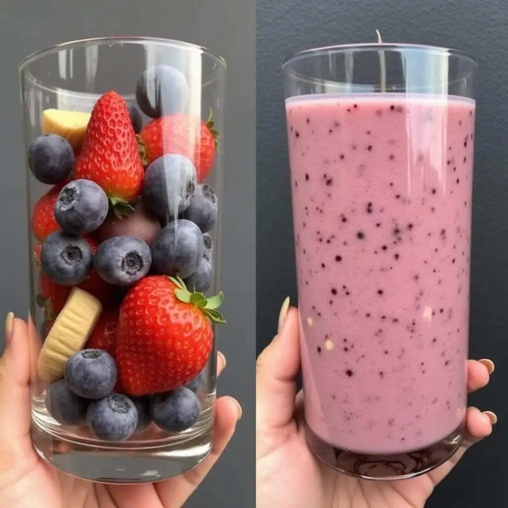 Banana Strawberry Smoothie