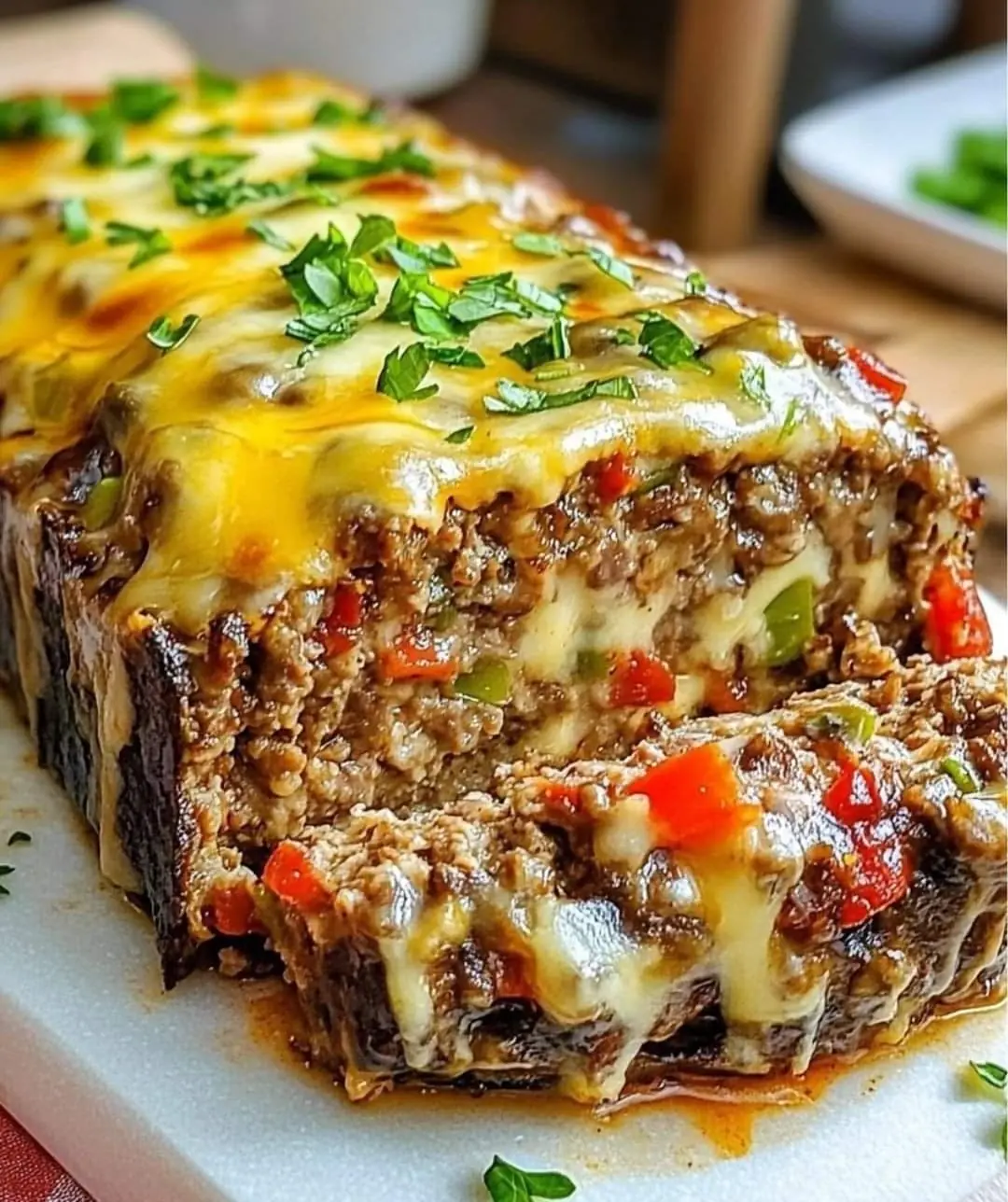 Philly Cheesesteak Meatloaf