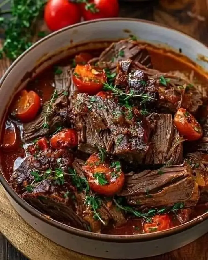 Tuscan-Style Slow-Cooked Beef Roast
