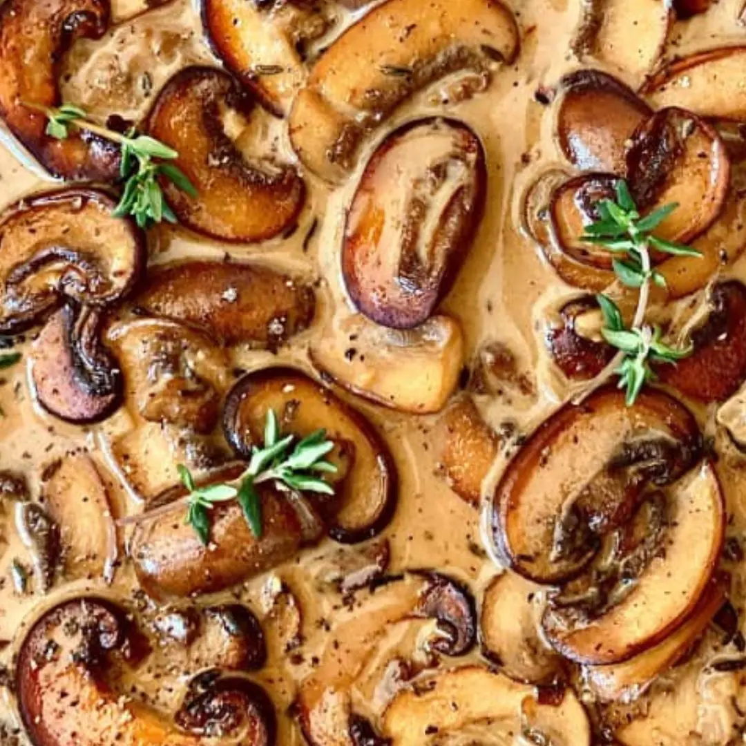 Creamy Mushroom Sauce for Steak