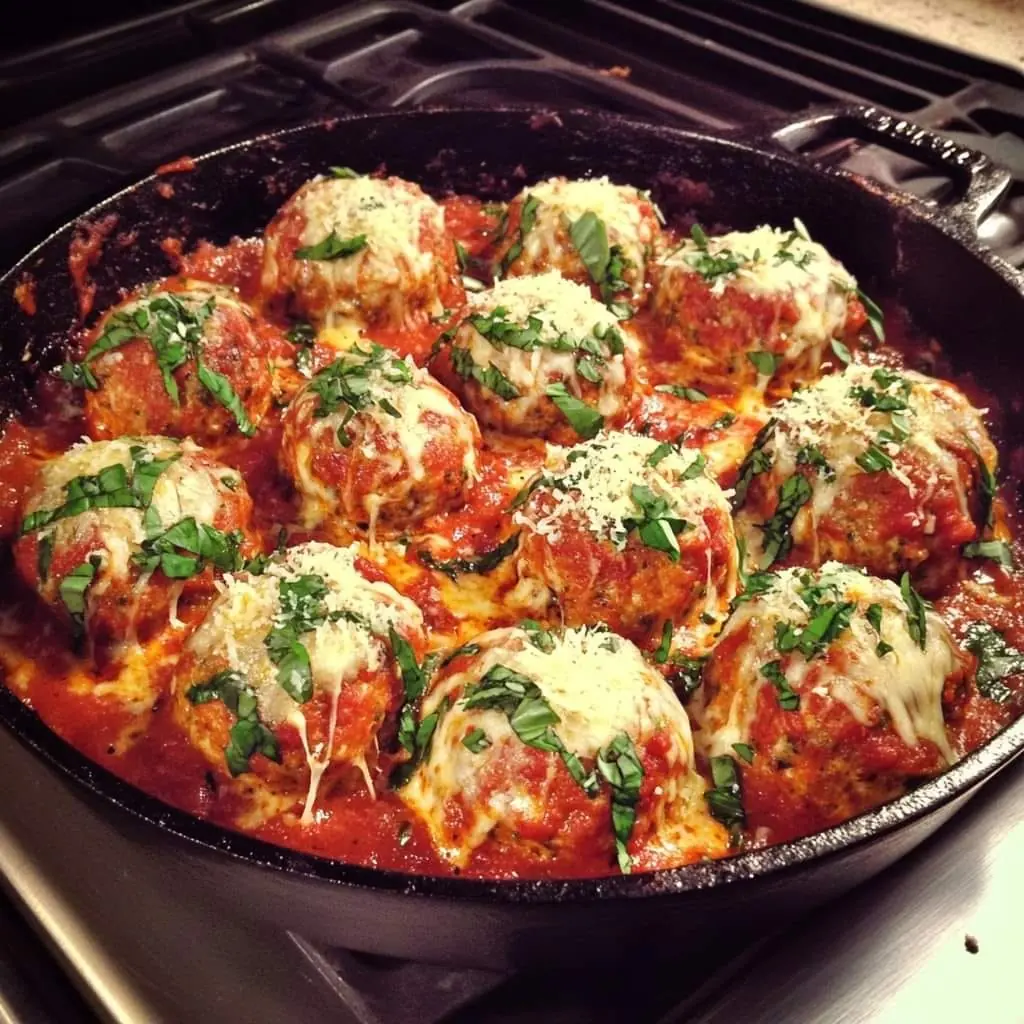 Chicken Parm Meatballs