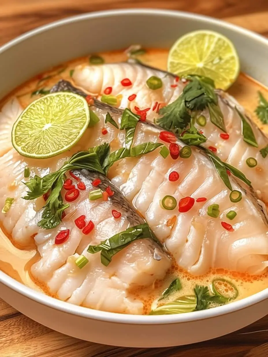 Coconut Lime Fish Soup