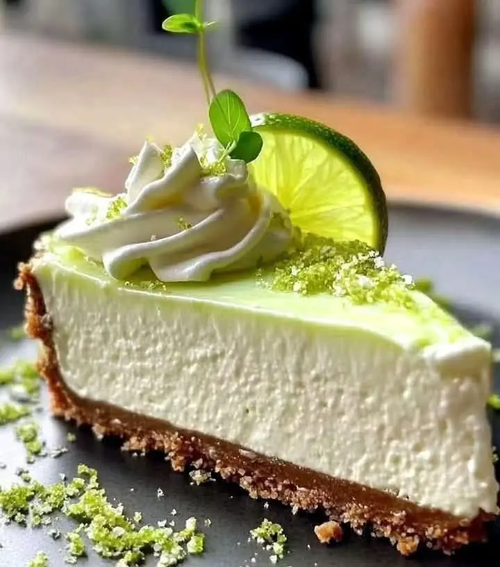 Refreshing Lime Mousse Cheesecake