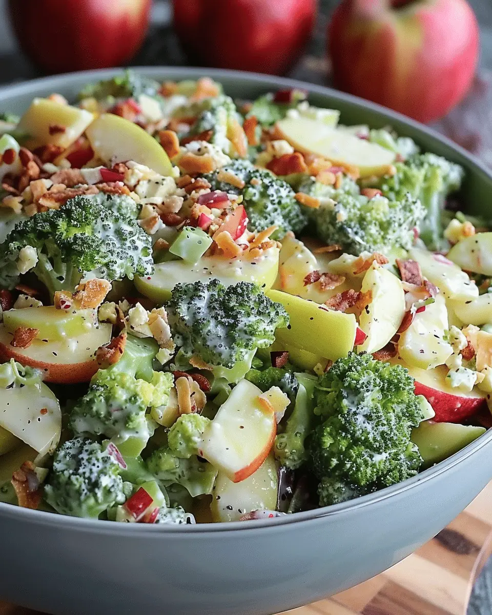 Honeycrisp Apple Broccoli Salad