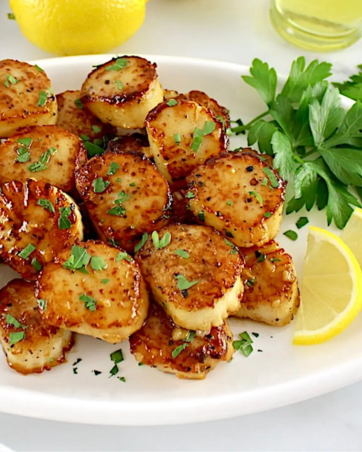 Garlic Lemon Butter Scallops