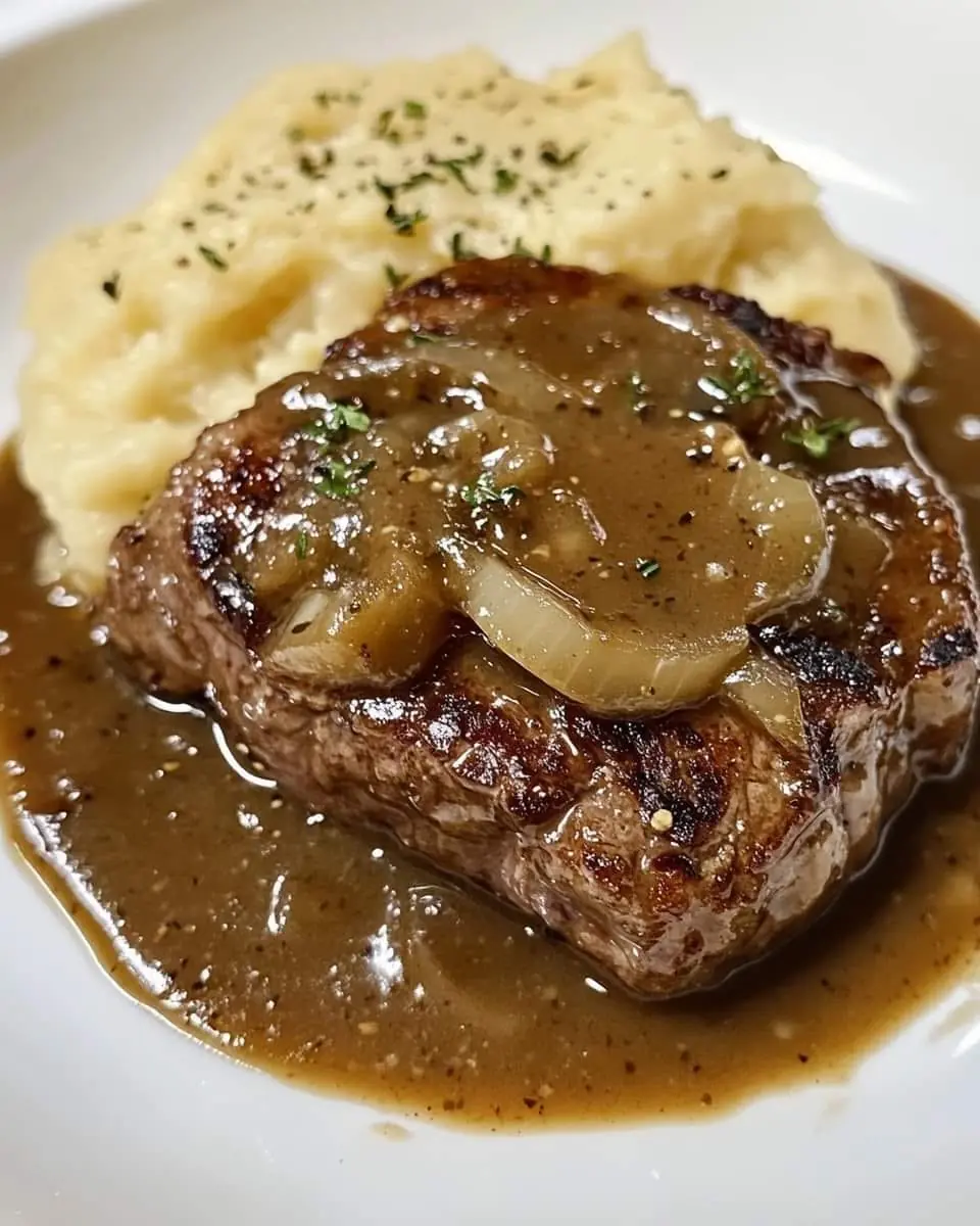 CUBE STEAK WITH ONION GRAVY - OMG DON'T LOSE THIS RECIPE