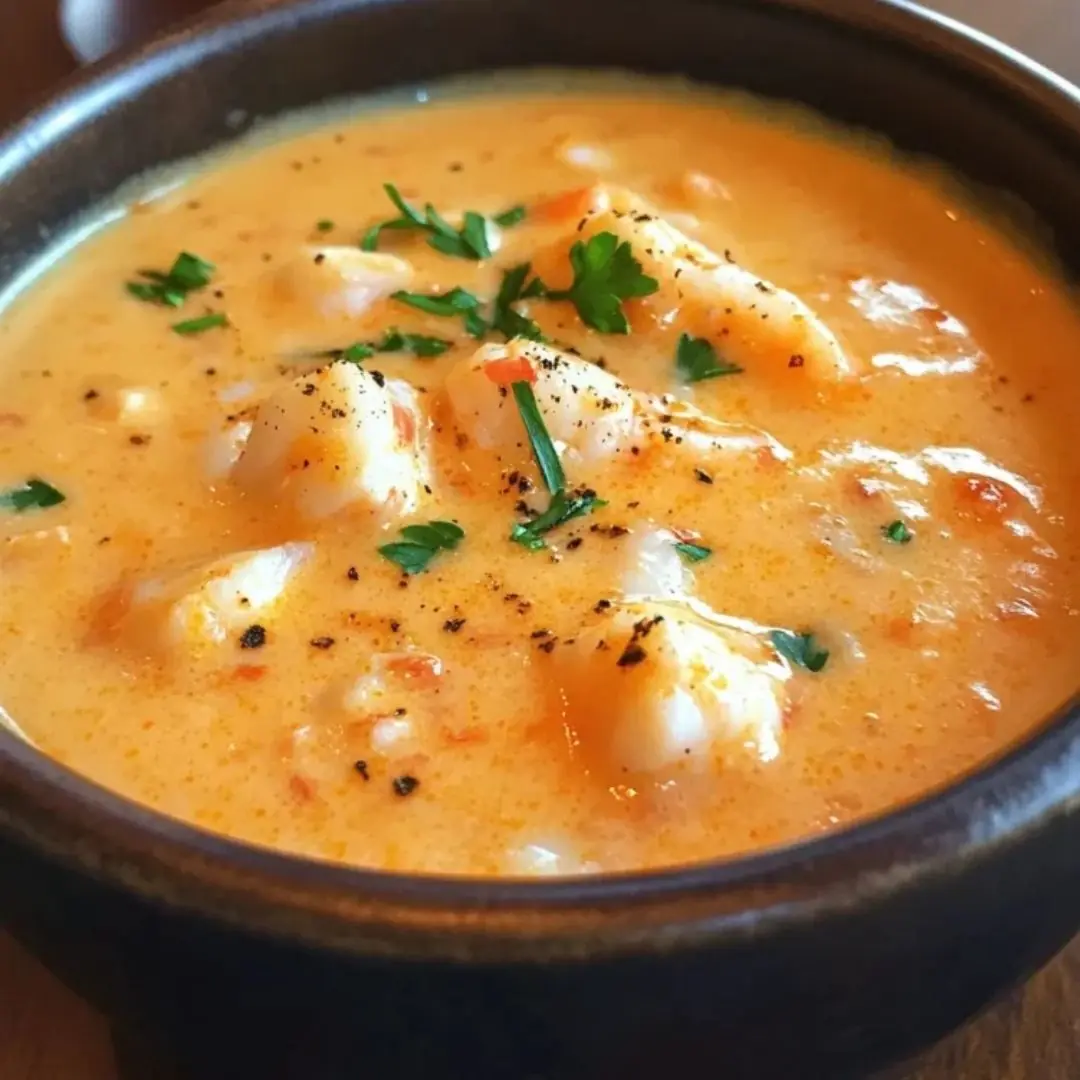 Creamy Crab and Shrimp Seafood Bisque Recipe
