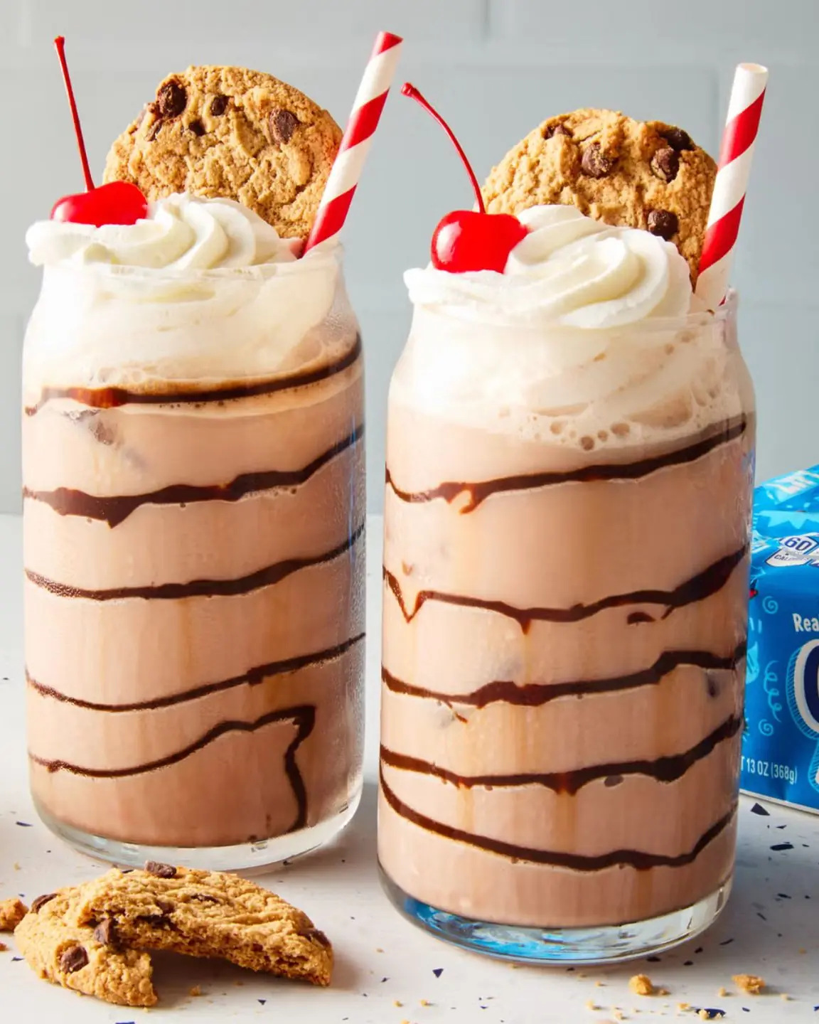 Spiked Chips Ahoy "Egg" Cream