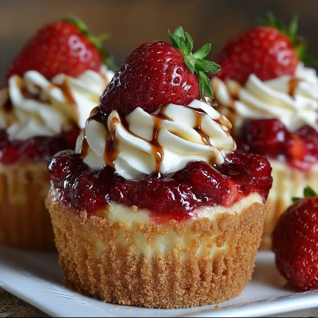 Strawberry Cheesecake Cupcakes