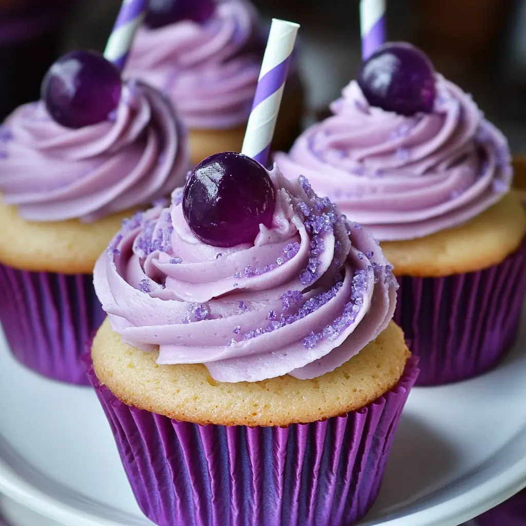 Best Grape Soda Cupcakes