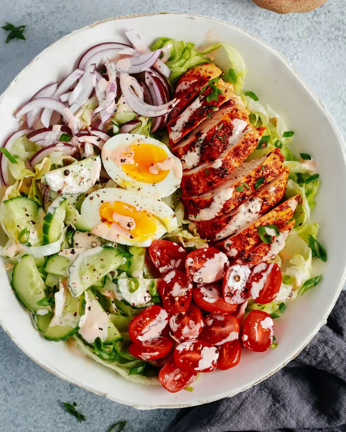 Chicken Salad with Spicy Mayo Dressing