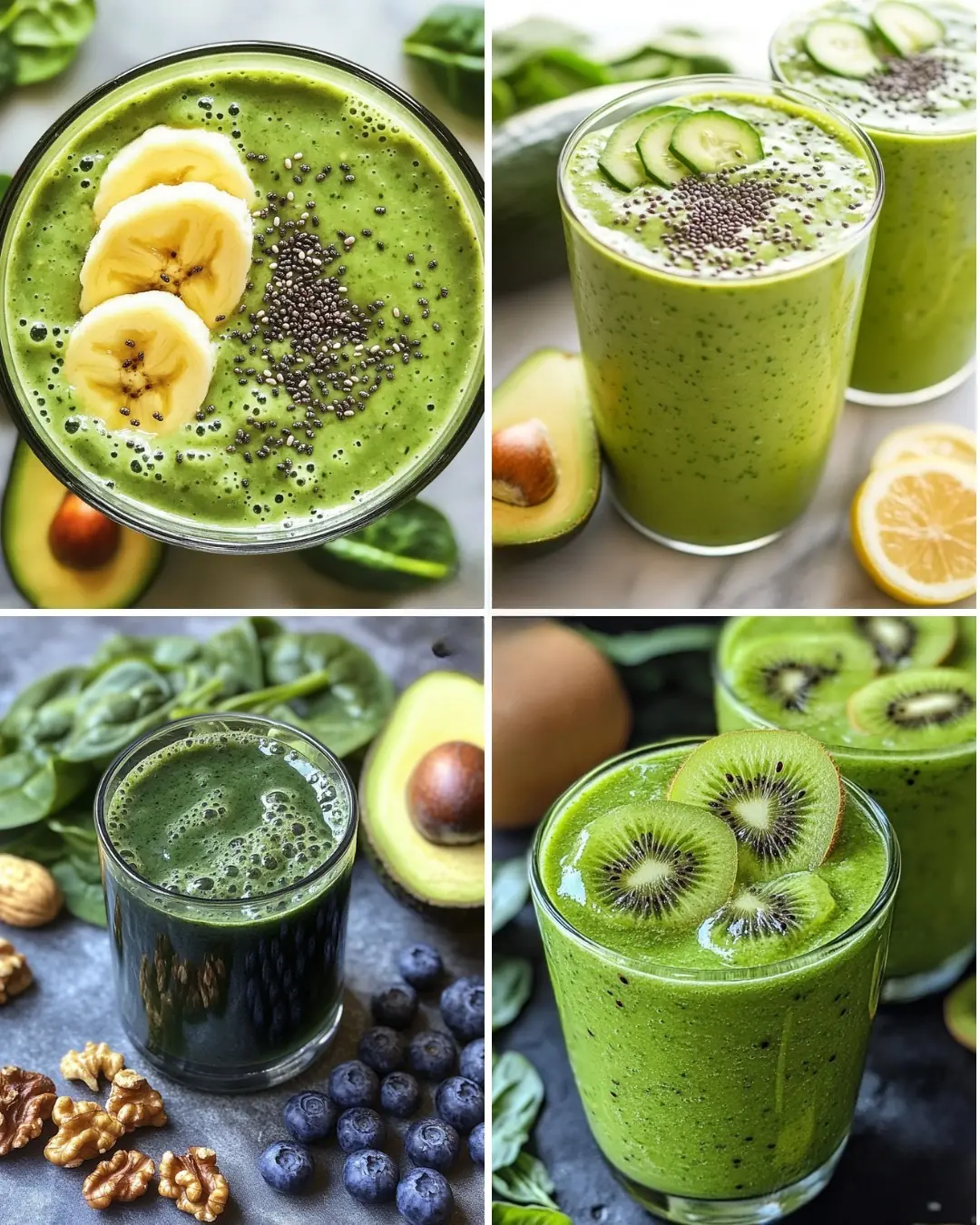 Green Power Avocado Smoothie