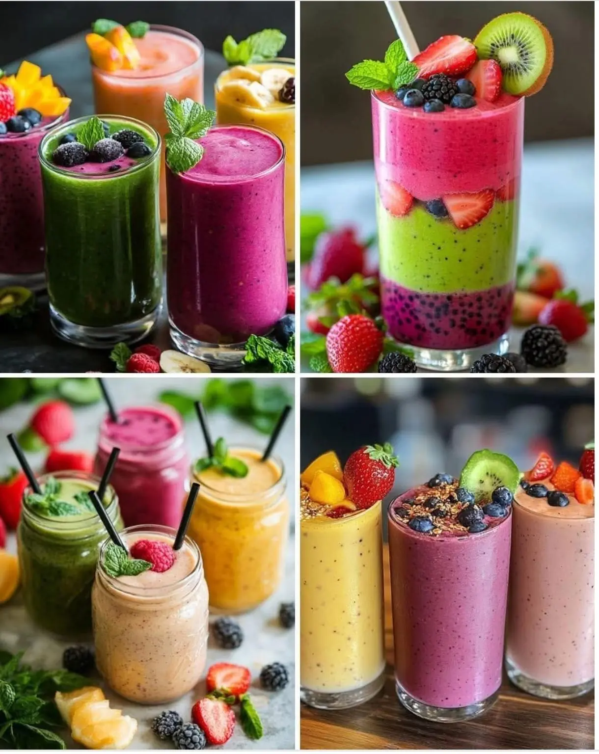 4 Smoothies to Enjoy