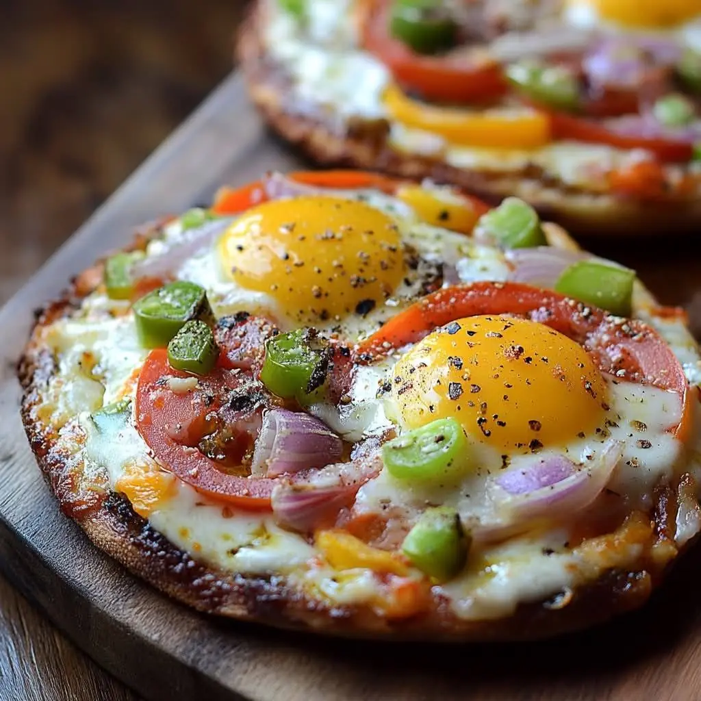 English Muffin Breakfast Pizza
