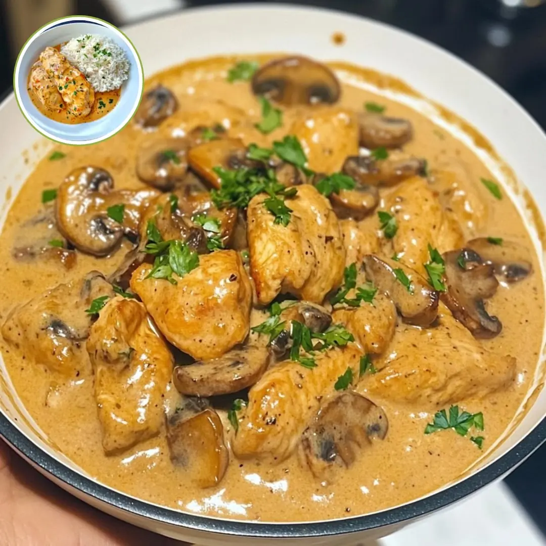 Creamy Chicken Paprika Dream with Rice