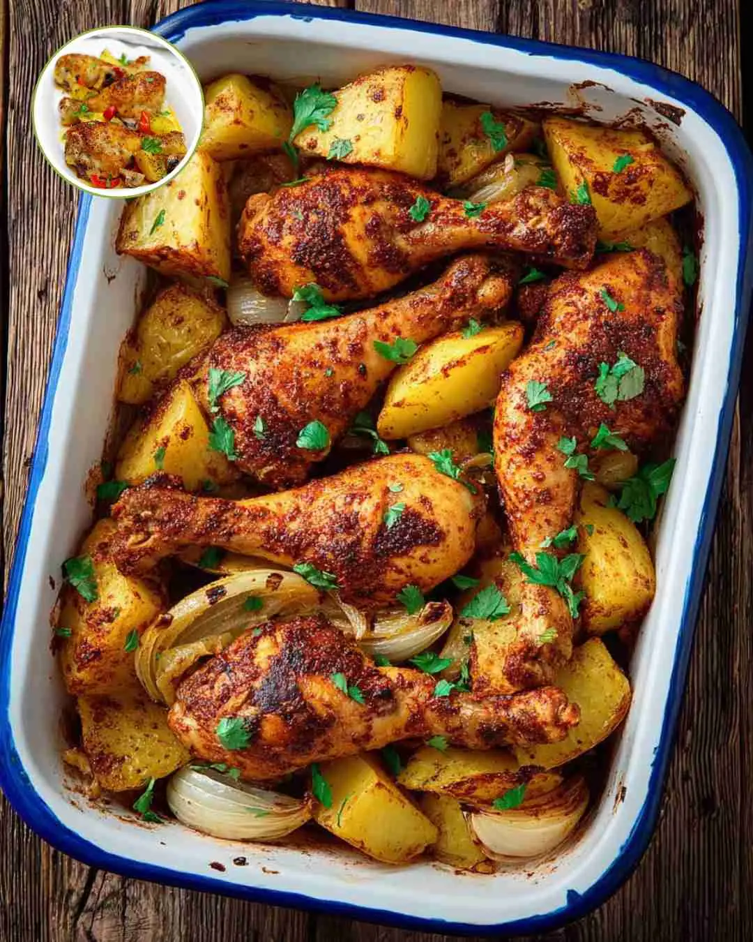 Ultimate Oven-Roasted Chicken Drumsticks & Potatoes Delight