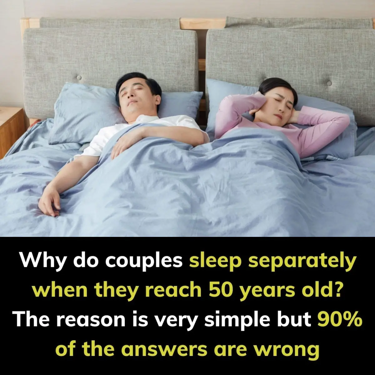 Why Couples Over 50 May Benefit from Sleeping Separately