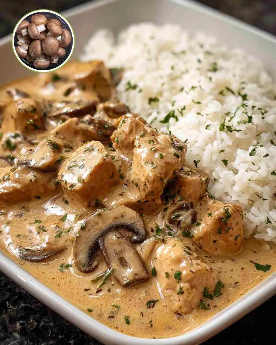 Creamy Mushroom Chicken with Rice: A Perfect Meal Prep Recipe