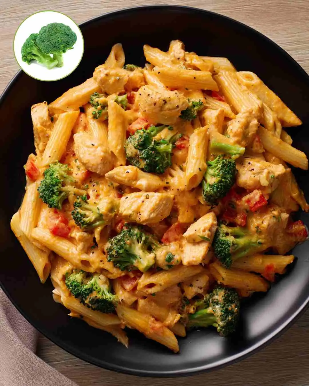 Ultimate Creamy Chicken Penne with Broccoli & Red Peppers