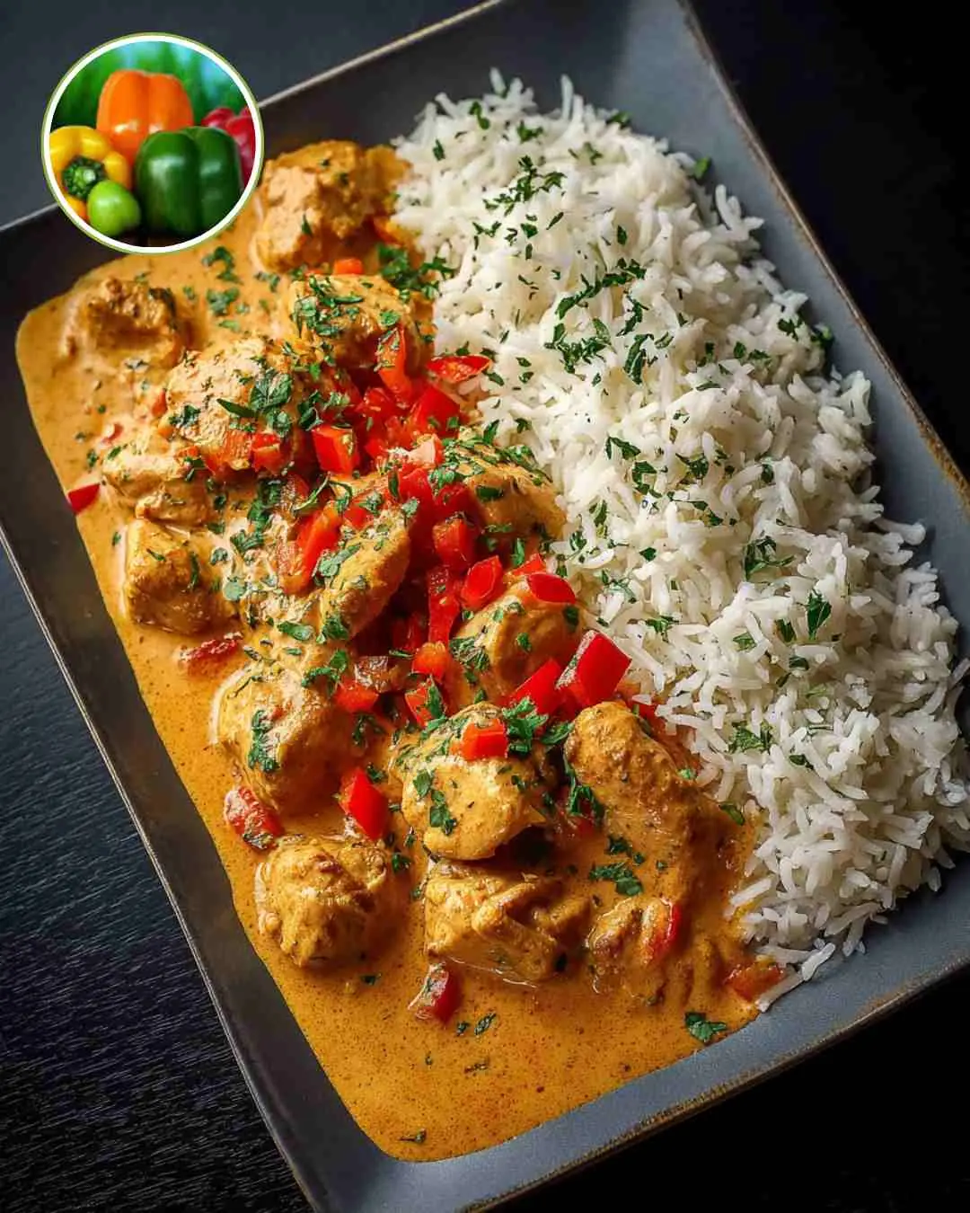 Creamy Chicken Curry with Fragrant Rice – A Comforting Classic