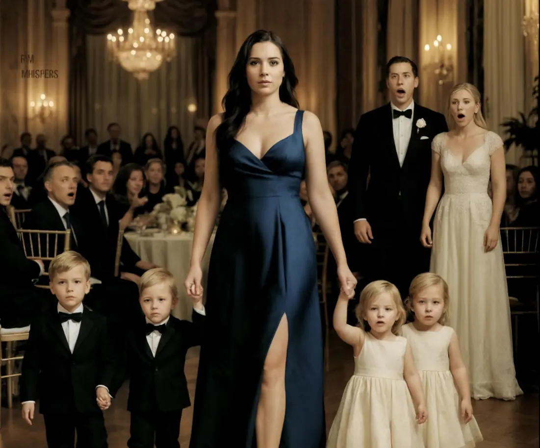 A Millionaire Leaves His Wife for Her Best Friend — But She Arrives at Their Wedding in a Limousine with Quadruplets