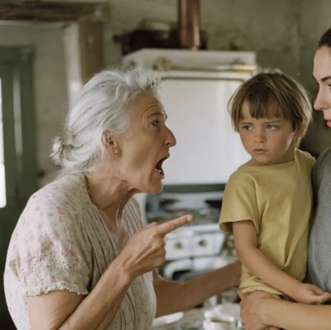 “Take your little runt and get out of here—my son gave me this house!” shrieked the mother-in-law