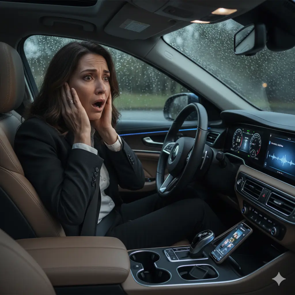 My Husband’s Phone Synced to My Car — What I Heard on Bluetooth Shattered My World