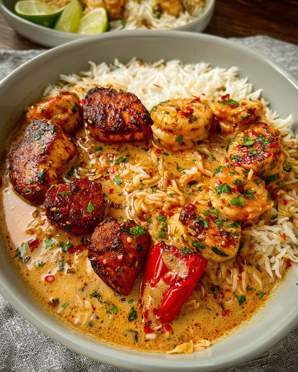 Southern Seafood Boil Ramen with Garlic Butter Broth & Lobster Tail