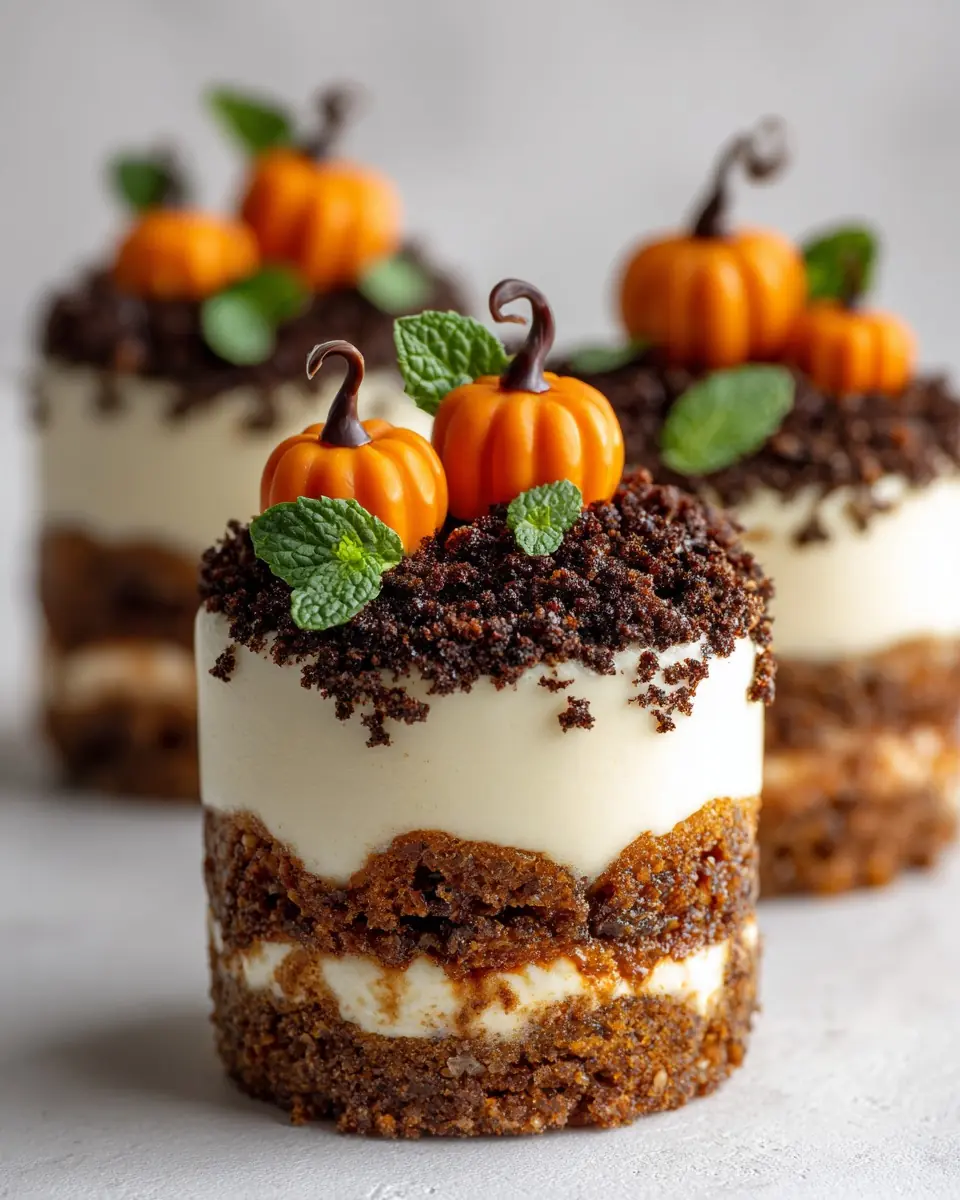 Pumpkin Patch Tiramisu Cups