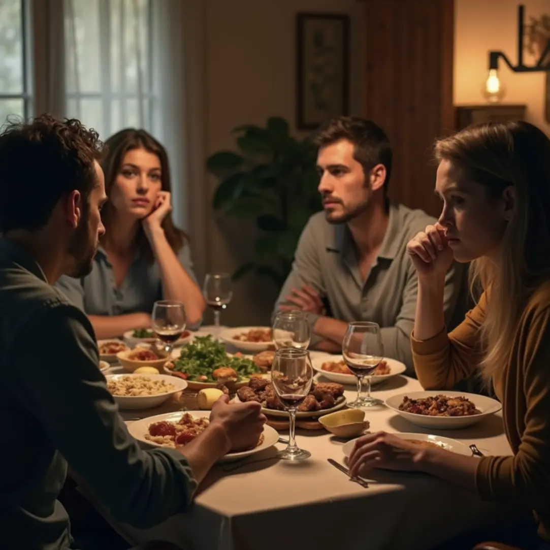Every family dinner turns uncomfortable—my brother-in-law just keeps watching me