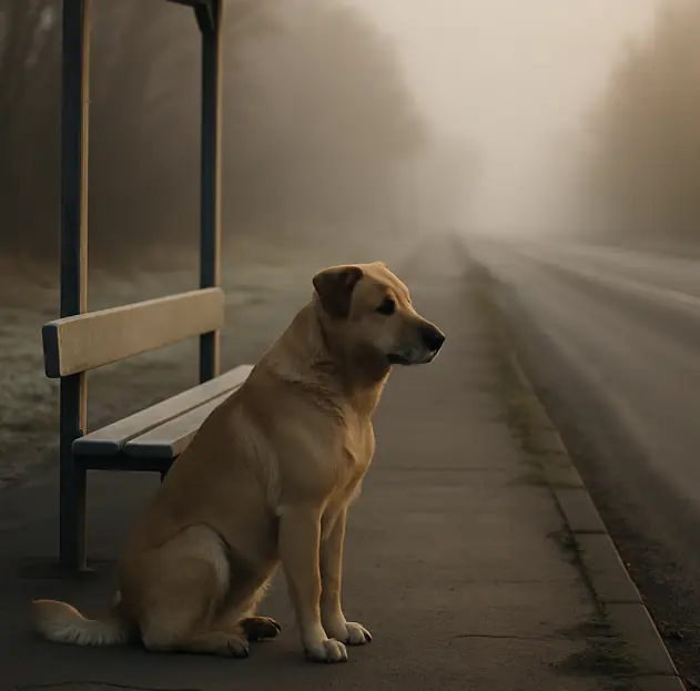 The Dog Who Waited By The Bus Stop: A Story Of Loyalty That Shook A ...