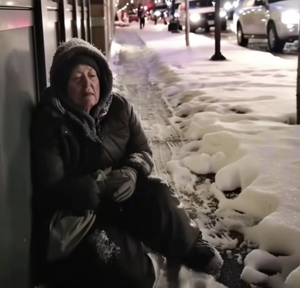 On a snowy christmas eve, I took in a stranded elderly woman — days later, a lavish suv covered in ribbons pulled up to my door